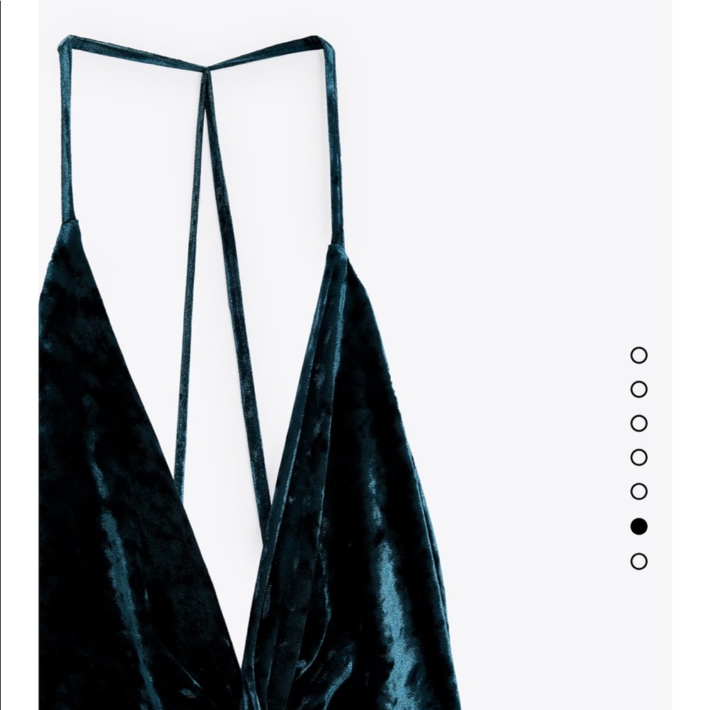 ZARA Holiday Party  Velvet mini dress - Picture 2 of 16
